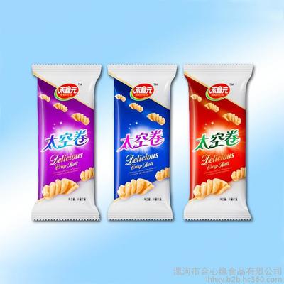 【合心缘食品】太空卷批发,膨化食品厂家直销图片_高清图_细节图-漯河市合心缘食品 -